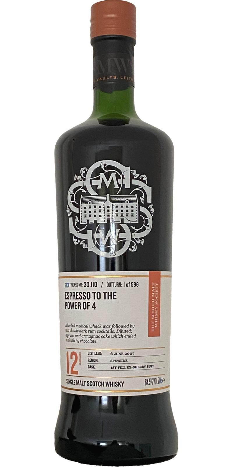 Glenrothes 2007 SMWS 30.110