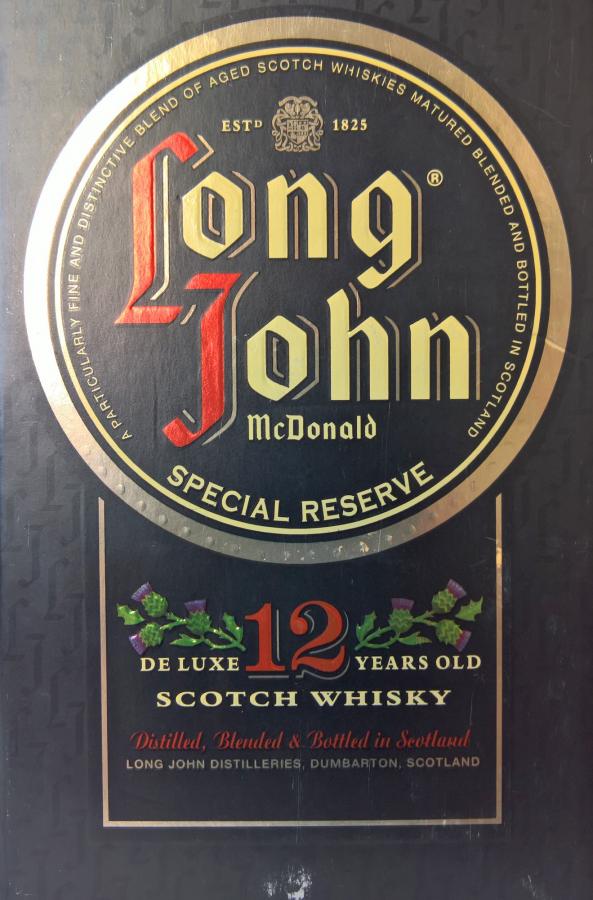 Long John 12-year-old - Ratings and reviews - Whiskybase
