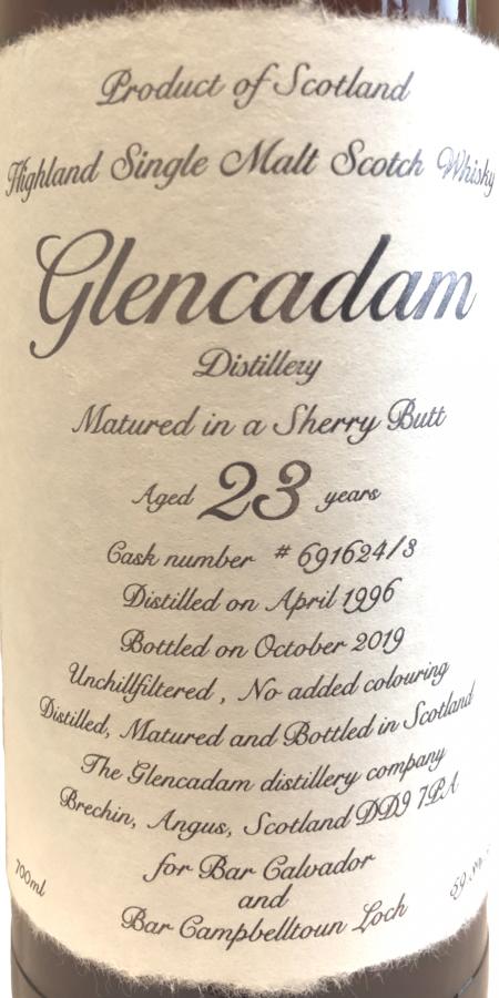 Glencadam 1996 - Ratings and reviews - Whiskybase