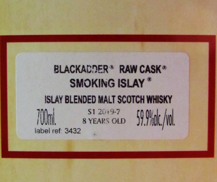 Smoking Islay Bottled 2019 BA