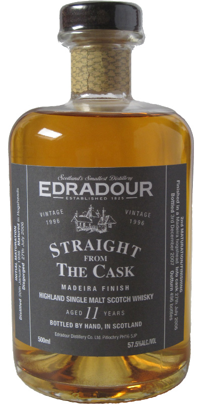 Edradour 1996 Straight From The Cask Madeira Cask Finish 57.5% 500ml