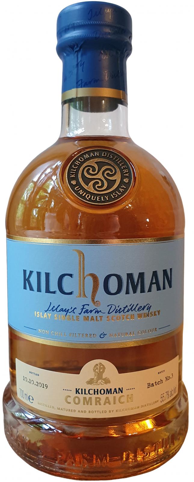 Kilchoman Comraich Batch #3 Sherry Bourbon 275/2010 55.7% 700ml