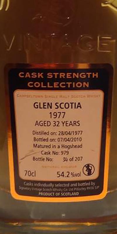 Glen Scotia 1977 SV