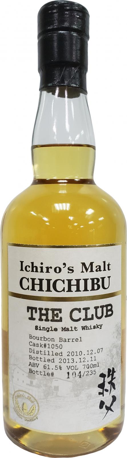 Chichibu 2010 The Club Bourbon Barrel #1050 61.5% 700ml