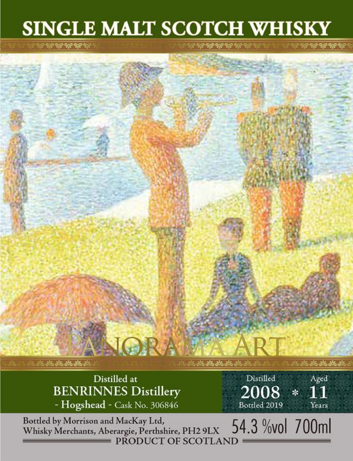 Benrinnes 2008 W-e Panorama Art Hogshead 306846 54.3% 700ml