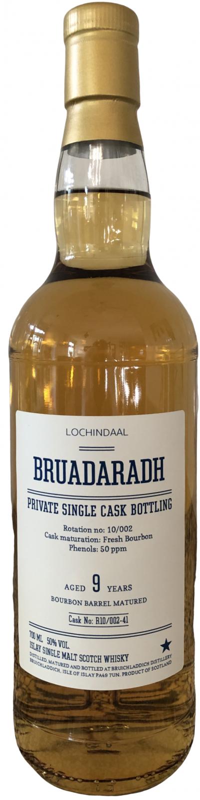 Lochindaal 2009 Bruadaradh Fresh Bourbon R10/002 41 50% 700ml