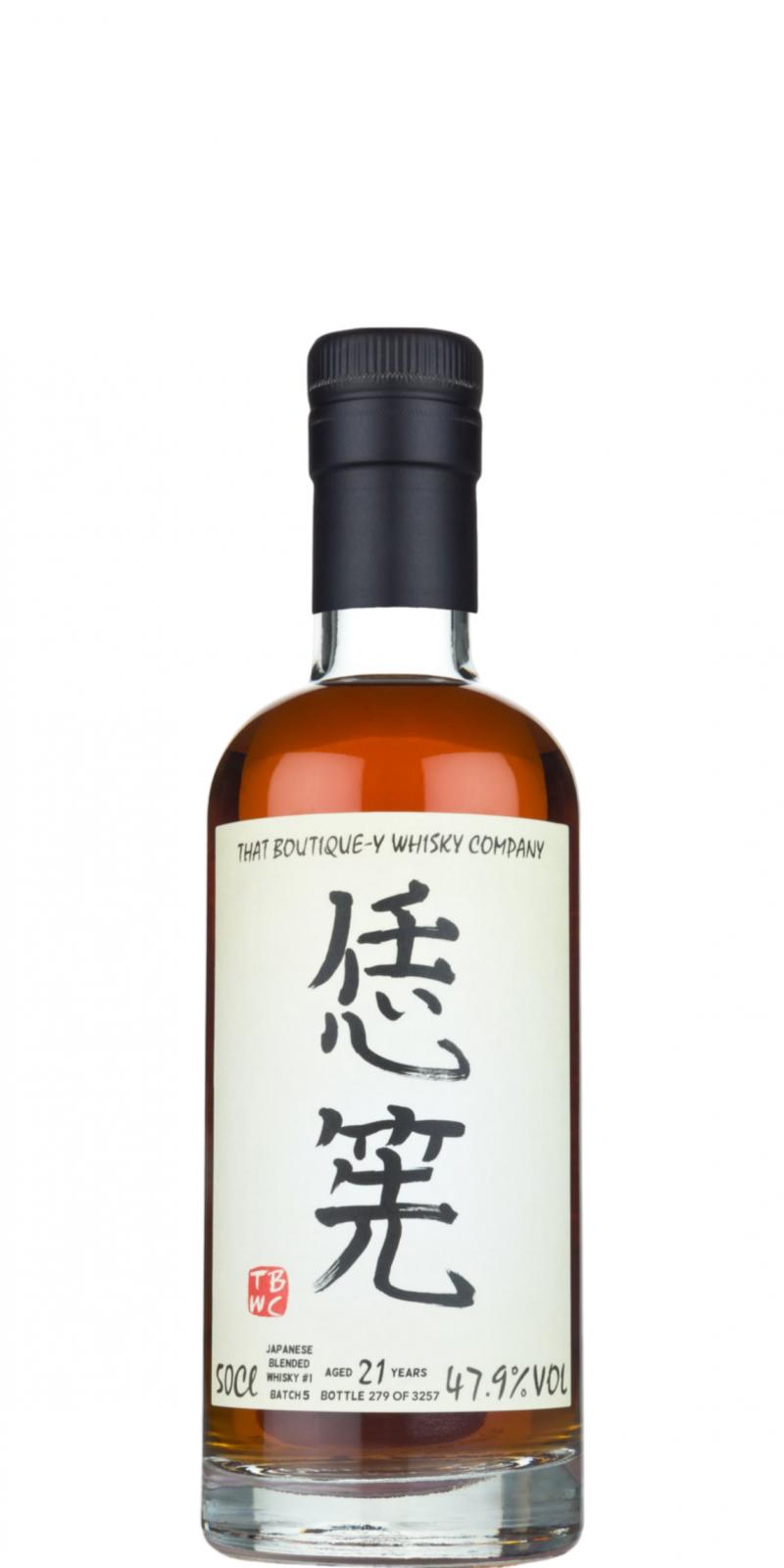 Japanese Blended Whisky #1 TBWC Batch 5 47.7% 500ml