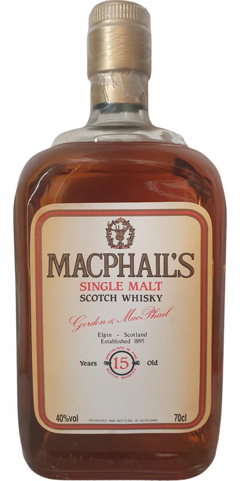 MacPhail's 15 Year Old Scotch Whisky飲料・酒