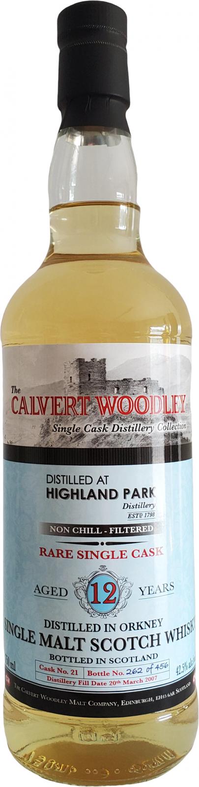 Highland Park 2007 CWoM Single Cask Distillery Collection #21 42.5% 750ml