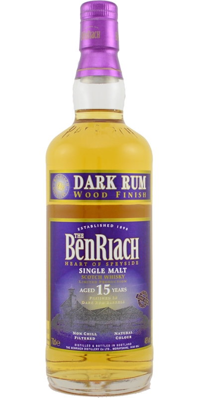 BenRiach 15-year-old Dark Rum