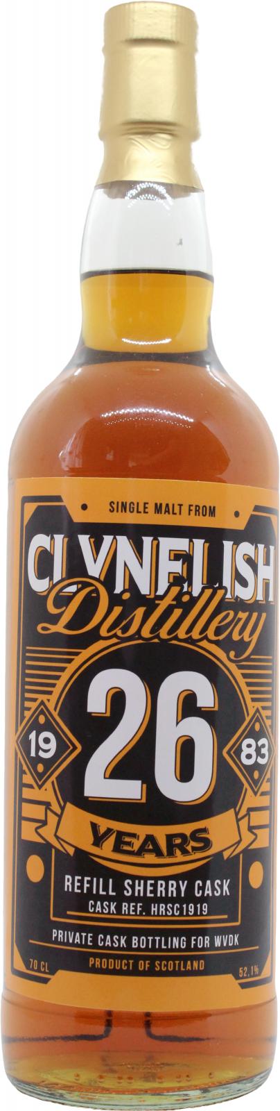 Clynelish 1983 UD Refill Sherry Cask HRSC1919 Private Bottling 52.1% 700ml