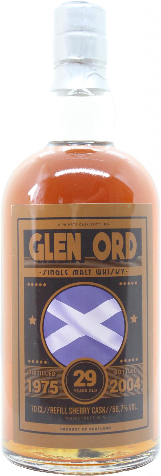 Glen Ord 1975 UD Refill Sherry Cask Private Bottling 58.7% 700ml