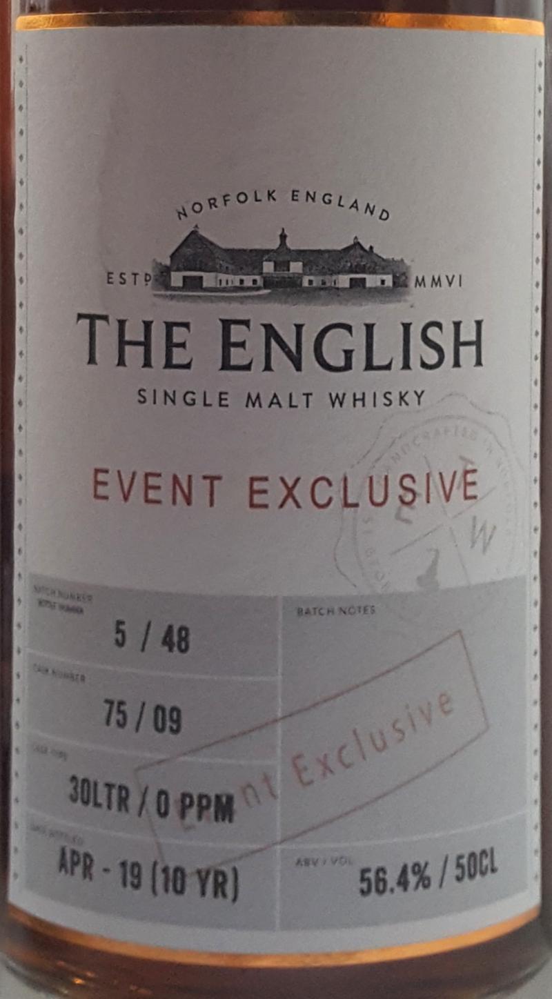 The English Whisky 10-year-old