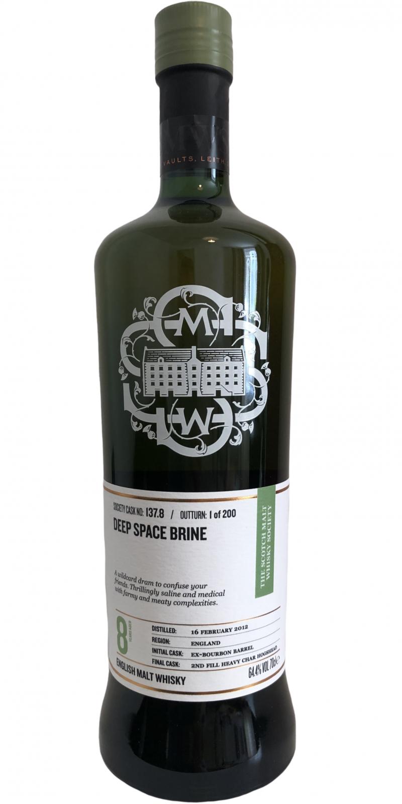 The English Whisky 2012 SMWS 137.8