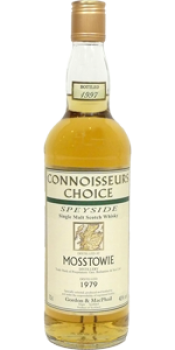 Mosstowie 1979 GM - Ratings and reviews - Whiskybase