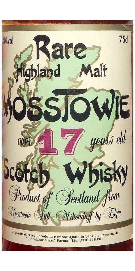 Mosstowie 17-year-old Ses - Ratings and reviews - Whiskybase