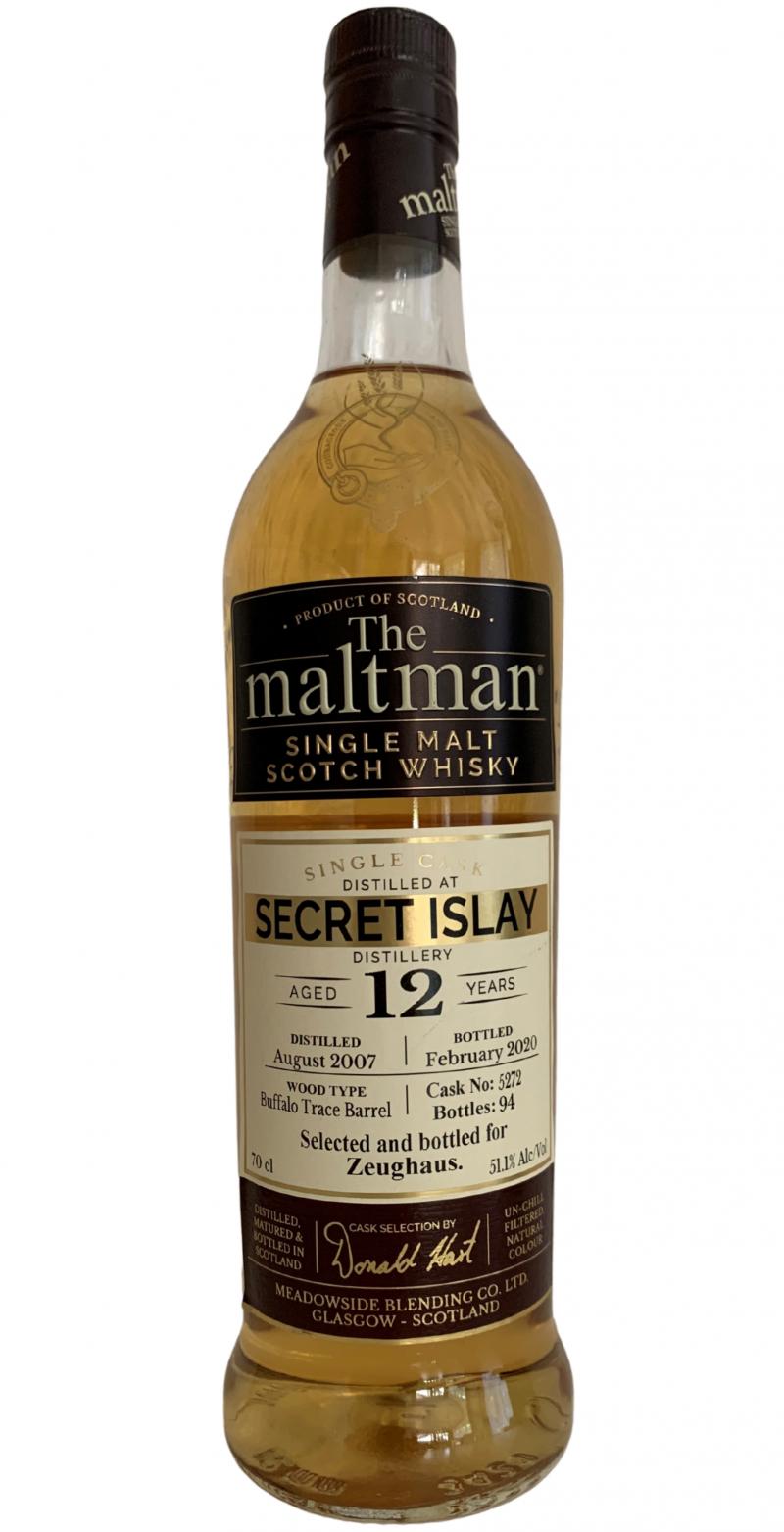 Secret Islay 2007 MBl The Maltman Buffalo Trace Barrel #5272 Zeughaus 51.1% 700ml