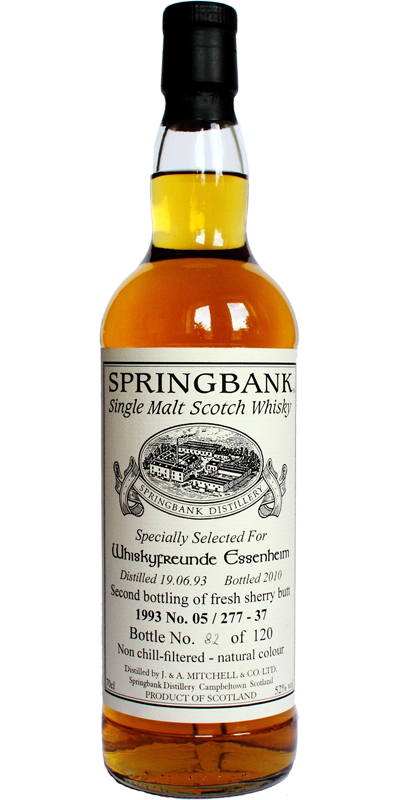 Springbank 1993 Private Bottling