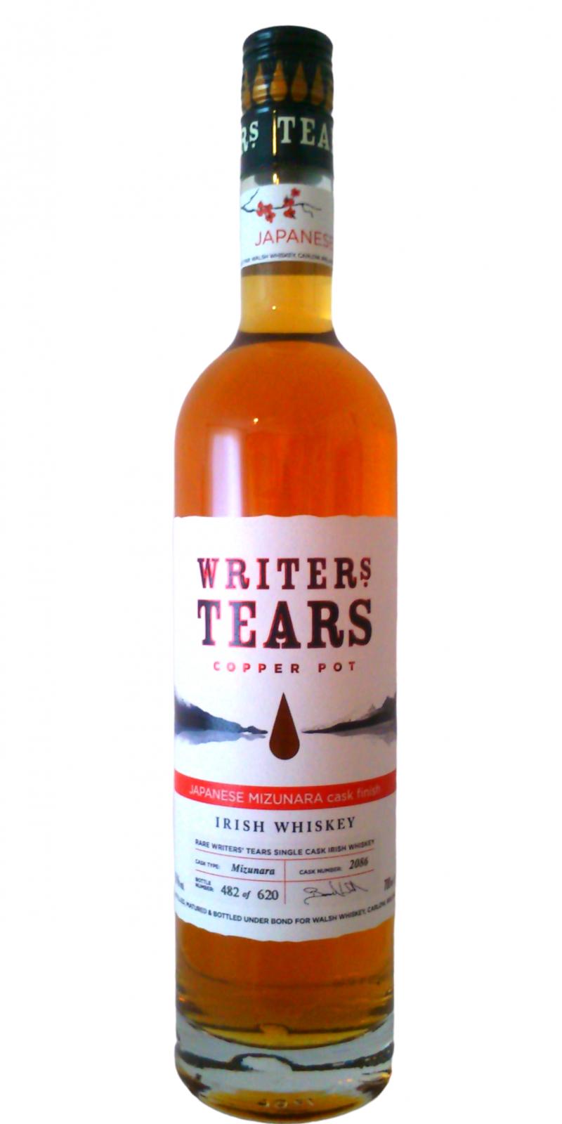 Writer's Tears Copper Pot Mizunara Oak Cask Finish #2086 Walsh Whiskey Distillery Ltd 55% 700ml
