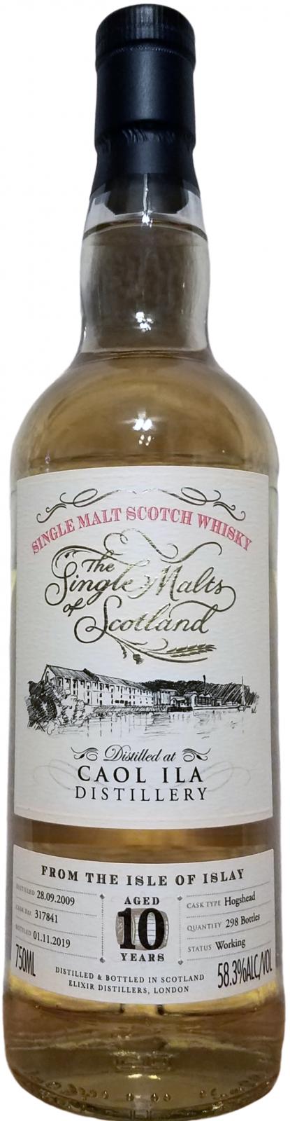 Caol Ila 2009 ElD The Single Malts of Scotland Bourbon Hogshead #317814 58.3% 750ml