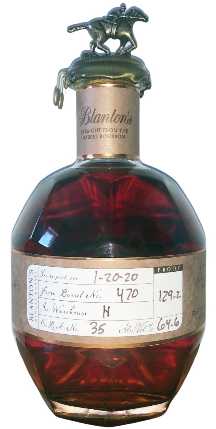 Blanton's Straight from the Barrel #470 64.6% 700ml