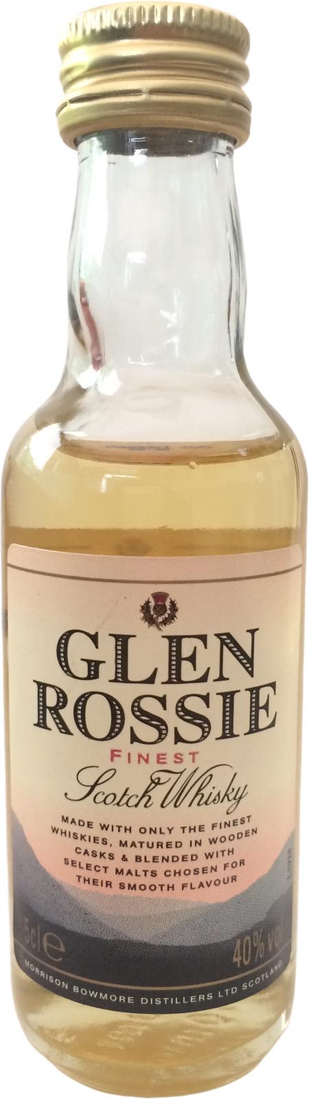 Glen Rossie Finest Scotch Whisky