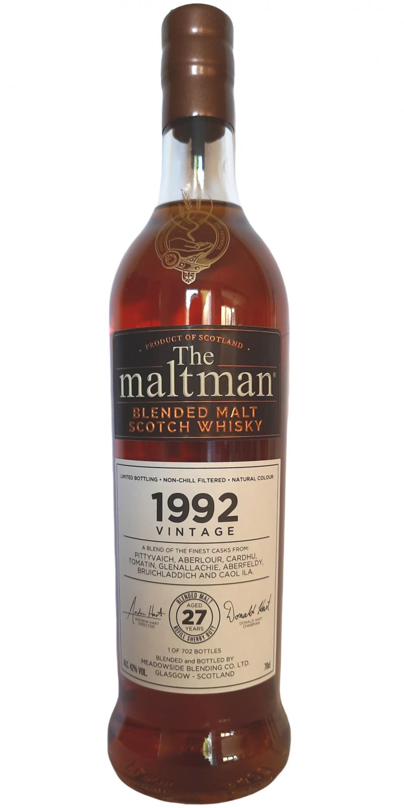 Blended Malt Scotch Whisky 1992 MBl