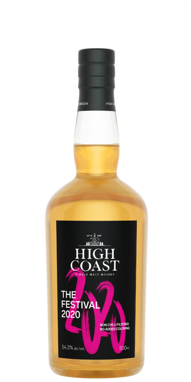 High Coast The Festival 2020 Bourbon American oak 54.3% 500ml