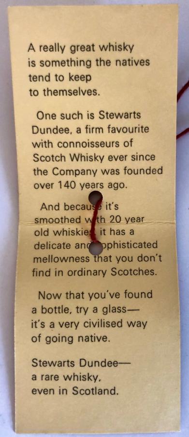 Stewarts Dundee De Luxe Blended Scotch Whisky - Ratings and reviews ...