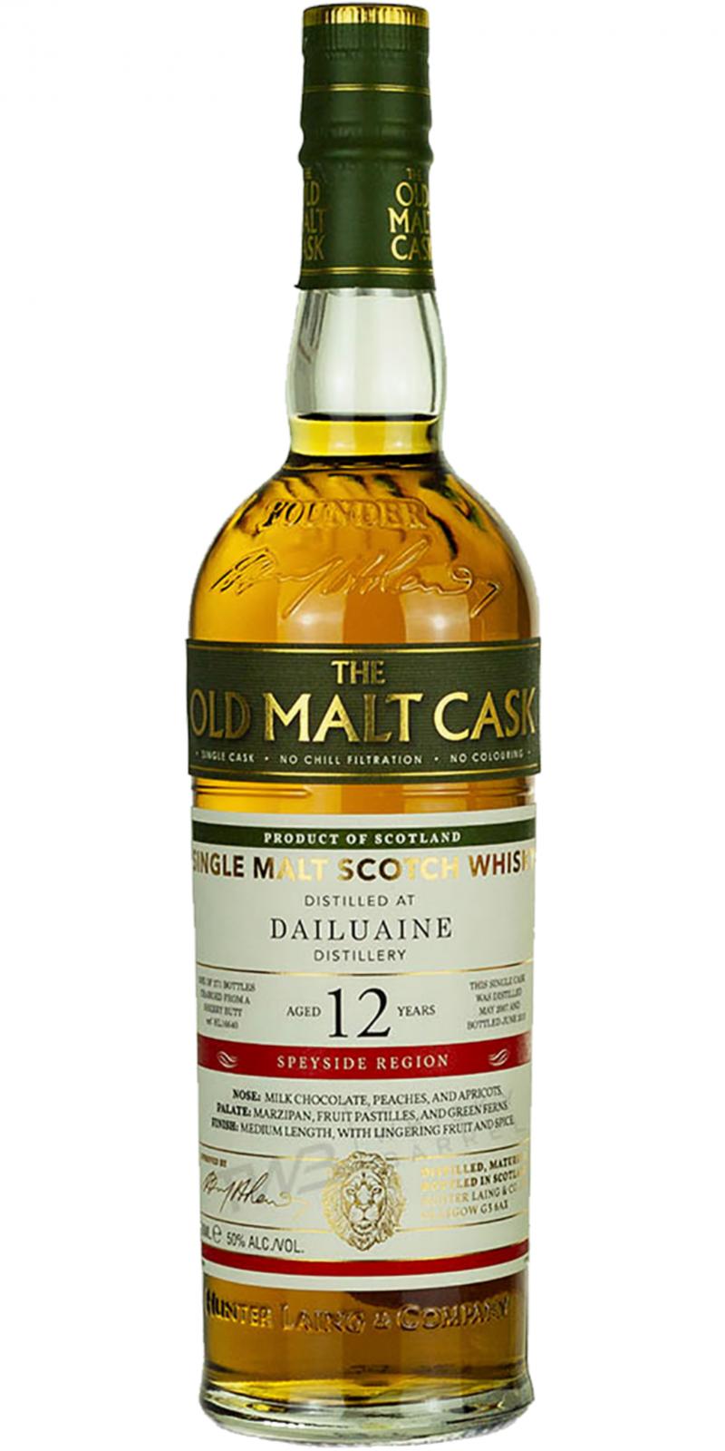 Dailuaine 2007 HL The Old Malt Cask Sherry Butt 50% 700ml