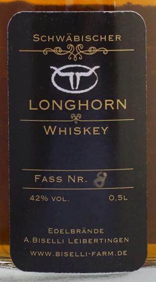 Schwäbischer Longhorn Whiskey 2015