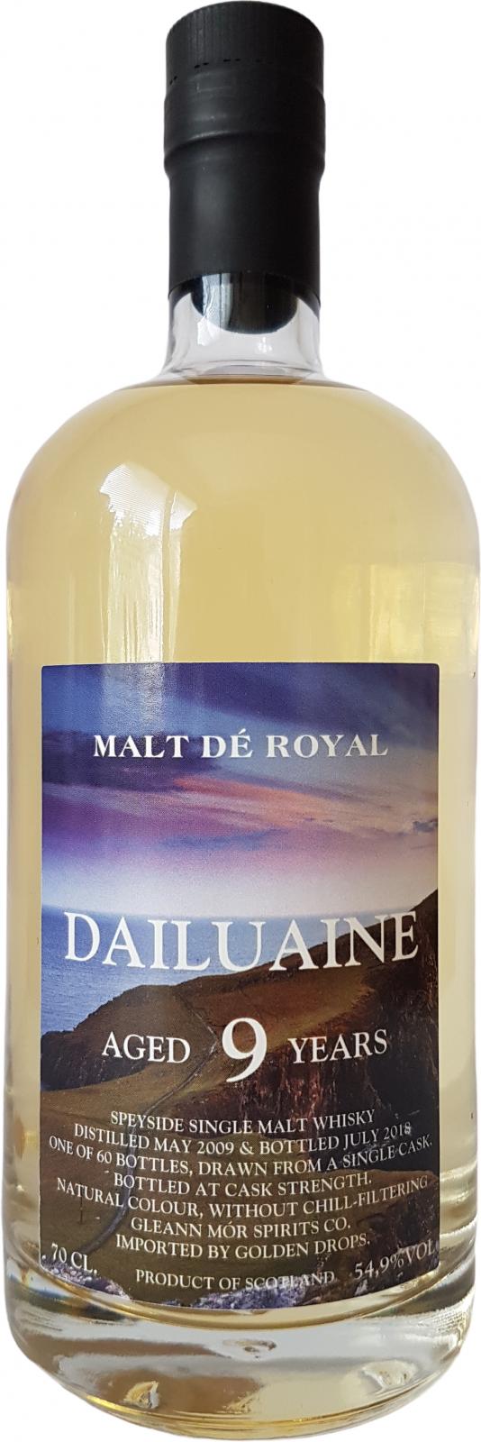 Dailuaine 2009 GlMo Malt de Royal Golden drops 54.9% 700ml