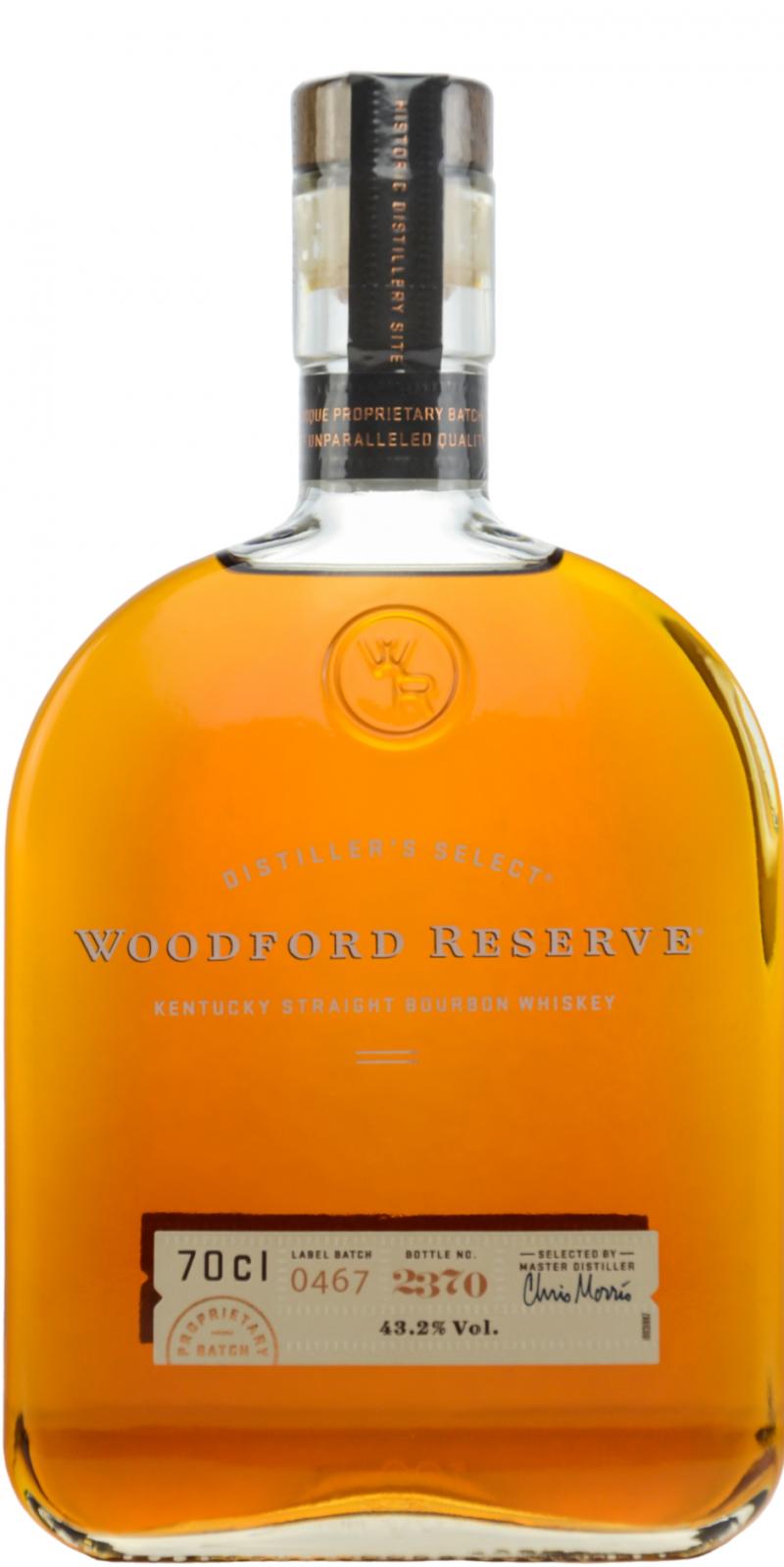 Woodford Reserve Distiller's Select Kentucky Straight Bourbon Batch 0467 43.2% 700ml
