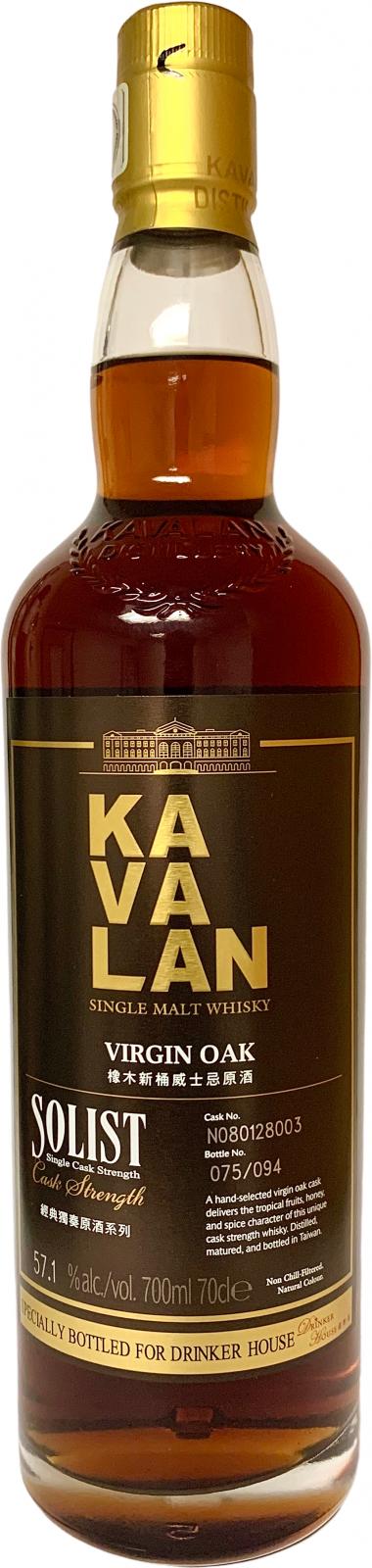 Kavalan Solist Virgin Oak N080128003 Drinker House 57.1% 700ml