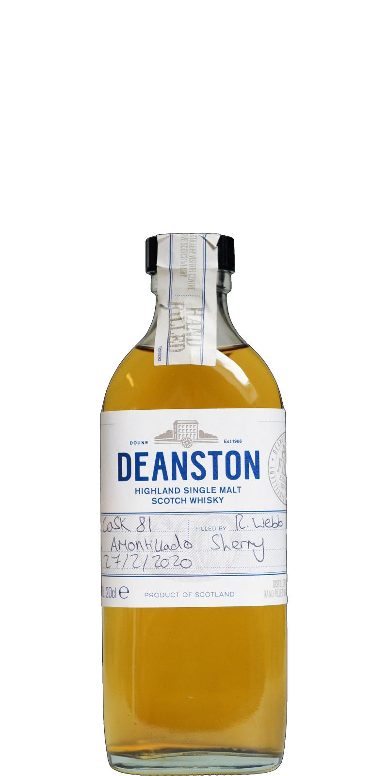 Deanston 2004 Amontillado Sherry Butt 59.4% 200ml