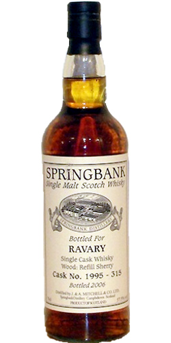 Springbank 1995 Private Bottling
