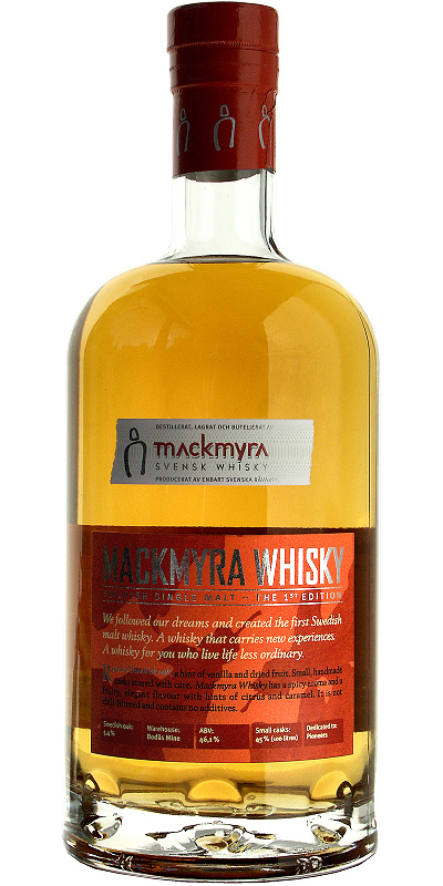 Mackmyra The 1st Edition Sherry & Bourbon 46.1% 1000ml