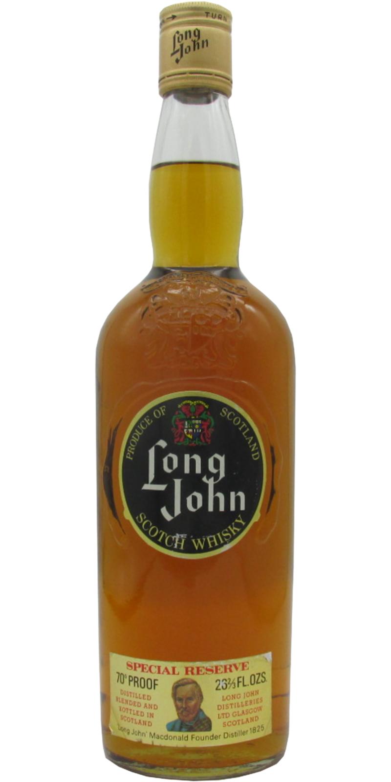 Try out Long John Blended Scotch Whisky Long John 70cl