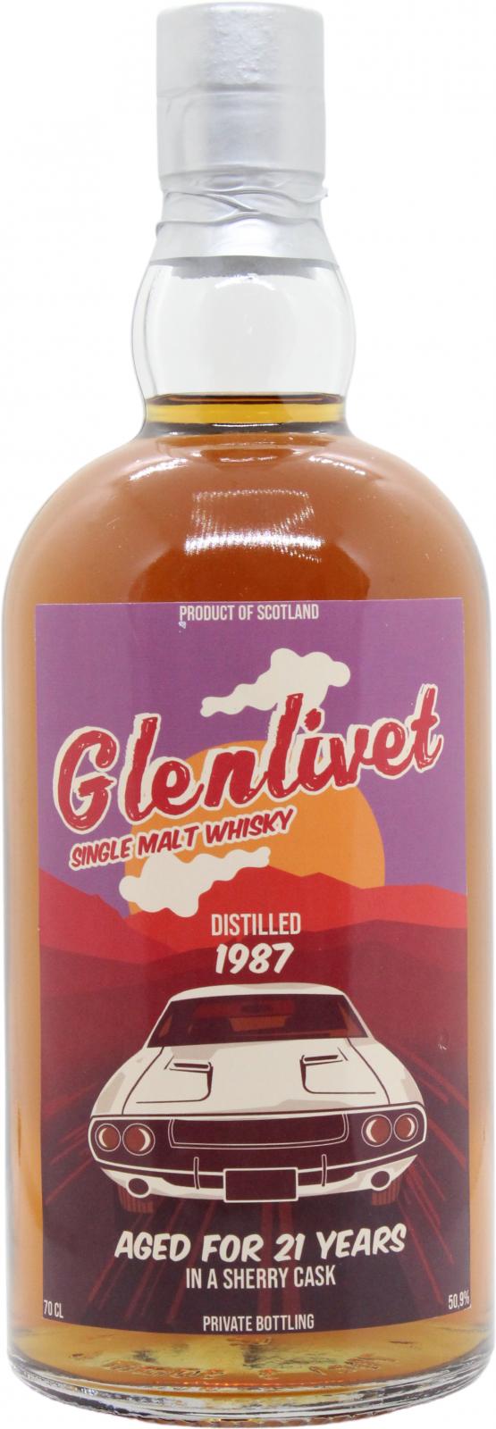 Glenlivet 1987 UD Sherry Cask Private Bottling 50.9% 700ml