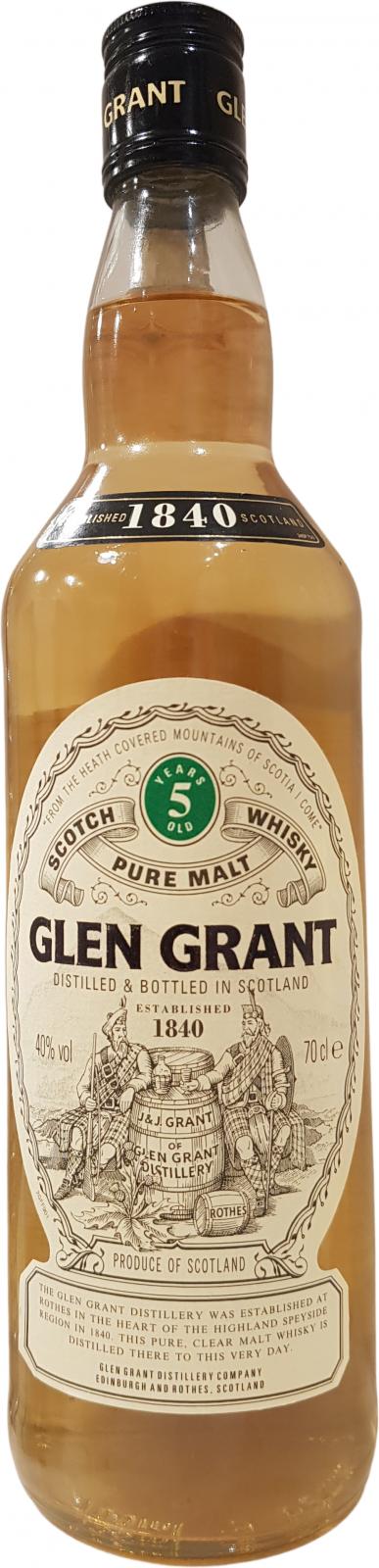 Glen Grant 5yo Pure Malt LH90595 40% 700ml