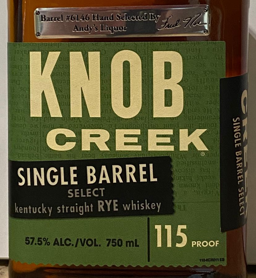 Knob Creek Single Barrel Select - Ratings and reviews - Whiskybase