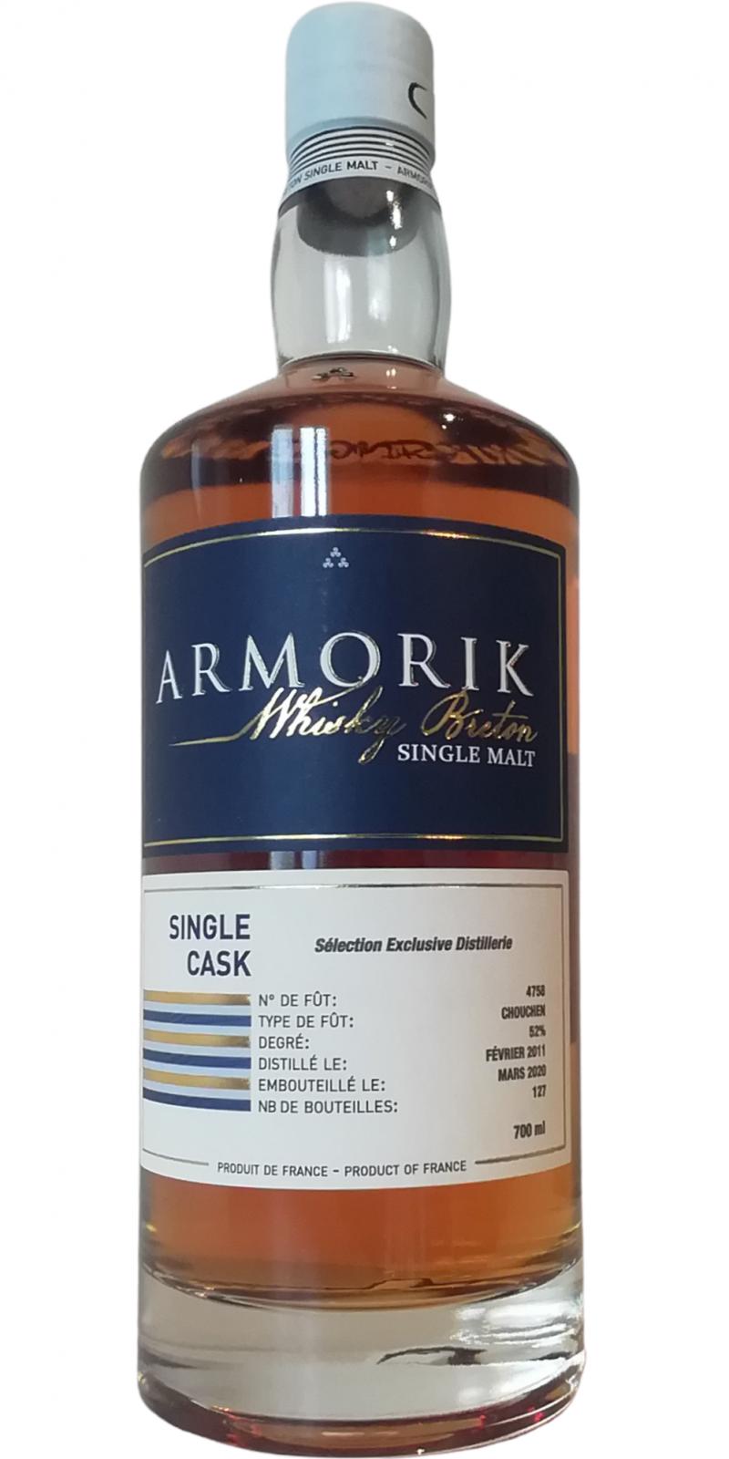 Armorik Breton Single Malt French Whisky (2011)