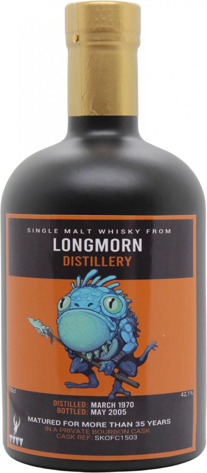 Longmorn 1970 UD Bourbon Cask SKOFC1503 Private Bottling 42.1% 700ml