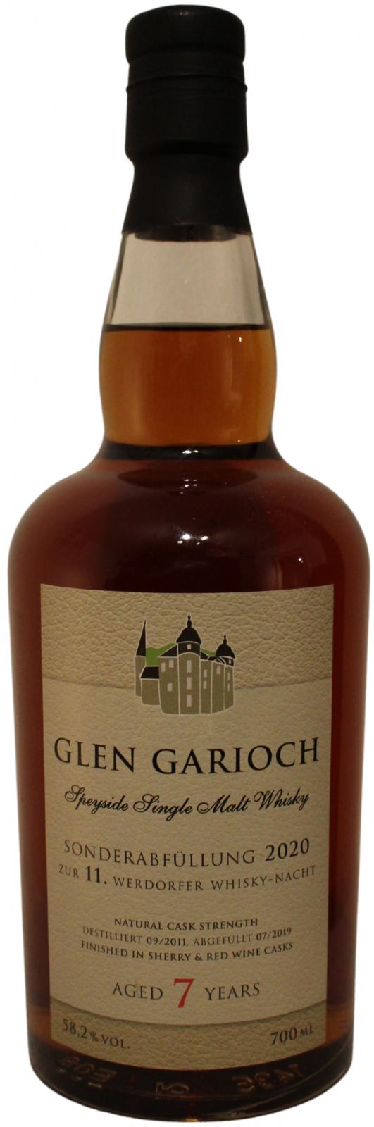 Glen Garioch 2011 WhB 2356 & 2356A Werdorfer Museums- und Whisky-Nacht 58.2% 700ml
