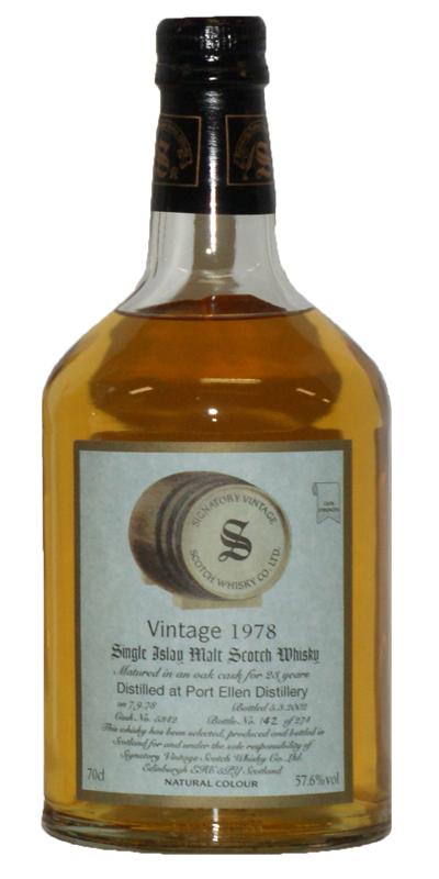 Port Ellen 1978 SV Vintage Collection Dumpy Oak Cask #5342 57.6% 700ml