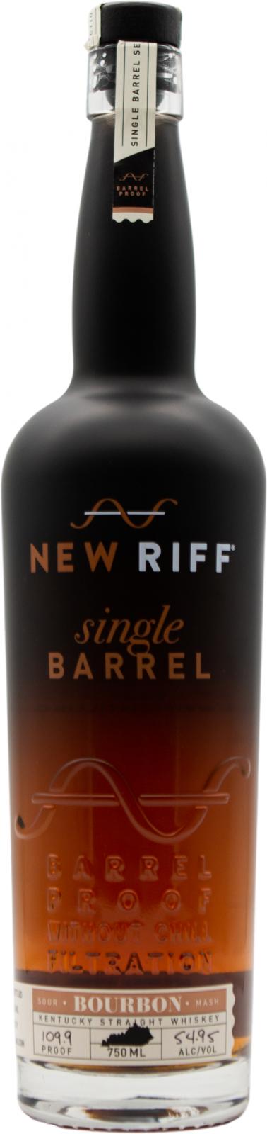 New Riff 2015 Single Barrel 15-3161 Westport Whiskey & Wine Louisville 54.95% 750ml