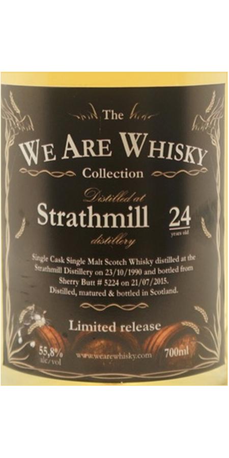 Strathmill 24yo WAW Sherry Butt #5224 55.8% 700ml