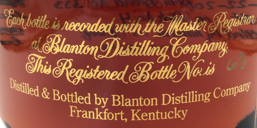 Blanton's Single Barrel - Ratings and reviews - Whiskybase