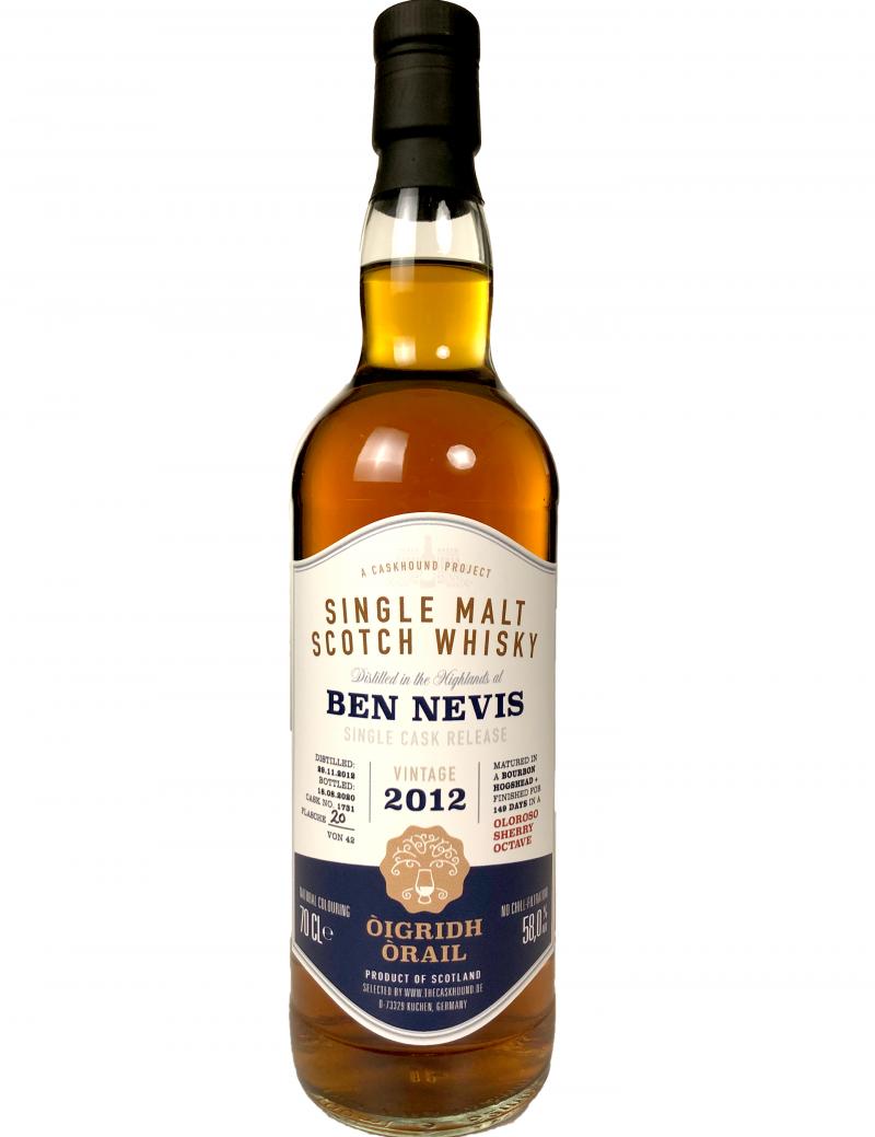 Ben Nevis 2012 TCaH Oigrid Orail #1731 58% 700ml