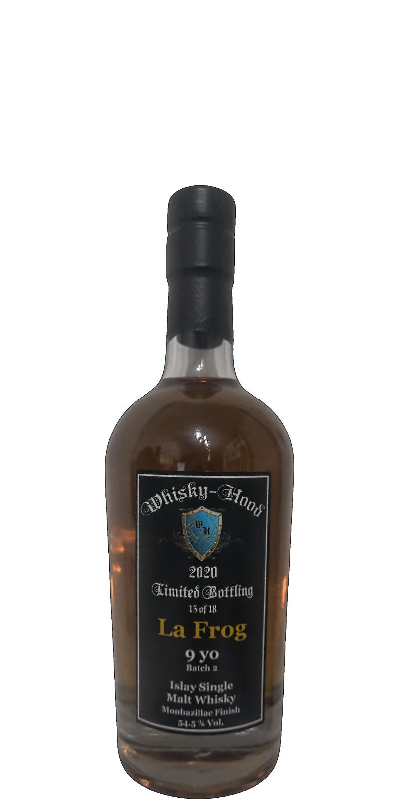 Islay Single Malt Whisky La Frog WhHd Batch 2 Monbazillac Finish 54.5% 500ml